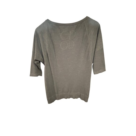 Sweaty Betty Blue Womens Mesh Panel Top Size M - Picture 3 of 4